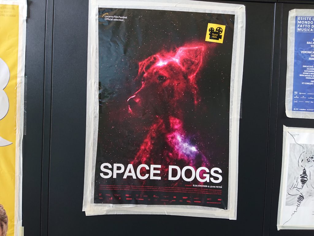 Space Dogs Plakat in Locarno
